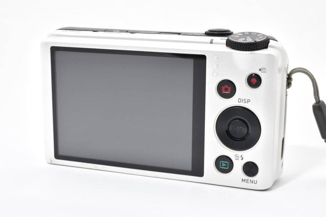 美品 カシオ　CASIO EXILIM EX-ZR100 ホワイト ＃A303