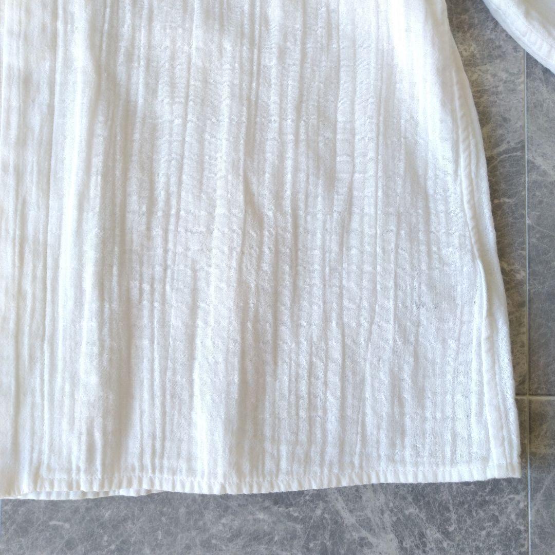 593 くんちゃん様リピート割 パラスパレス コットン ガーゼ 白シャツ