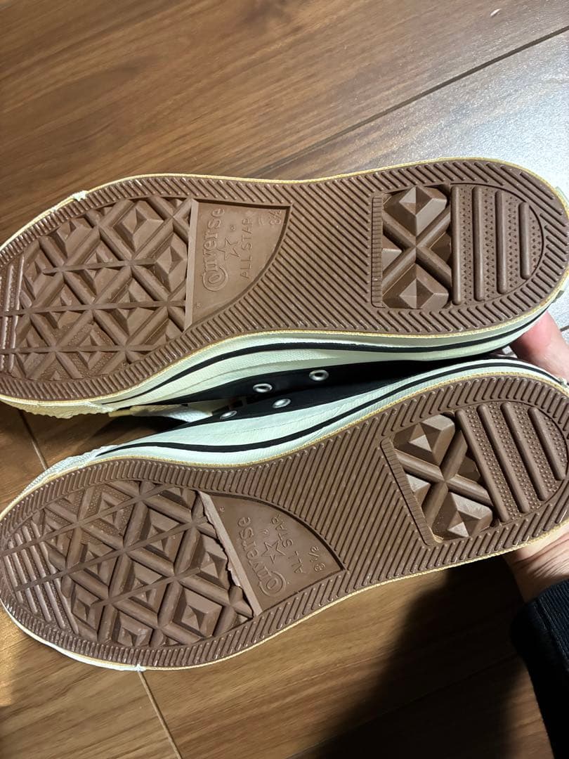 デッドストック ヴィンテージ コンバースオールスター レザー　8.5 27.0