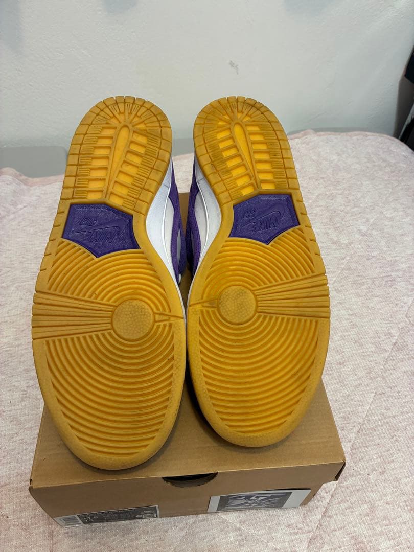 NIKE sb dunk low オレンジレーベル　パープル