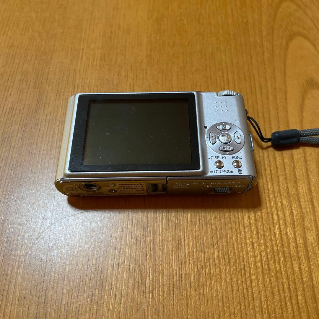 パナソニック LUMIX DMC-FX30 シルバー デジカメ 取説 バッテリー