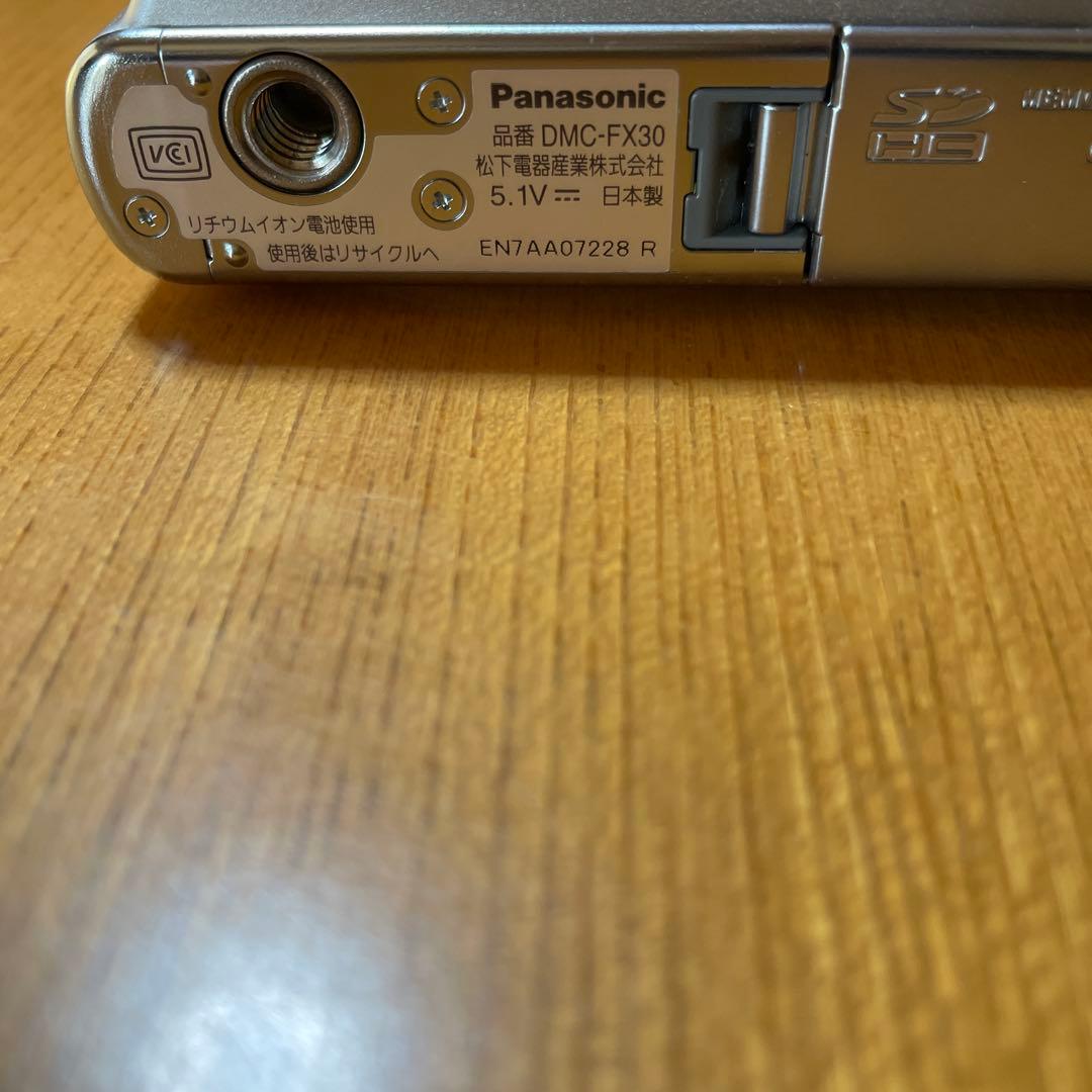 パナソニック LUMIX DMC-FX30 シルバー デジカメ 取説 バッテリー