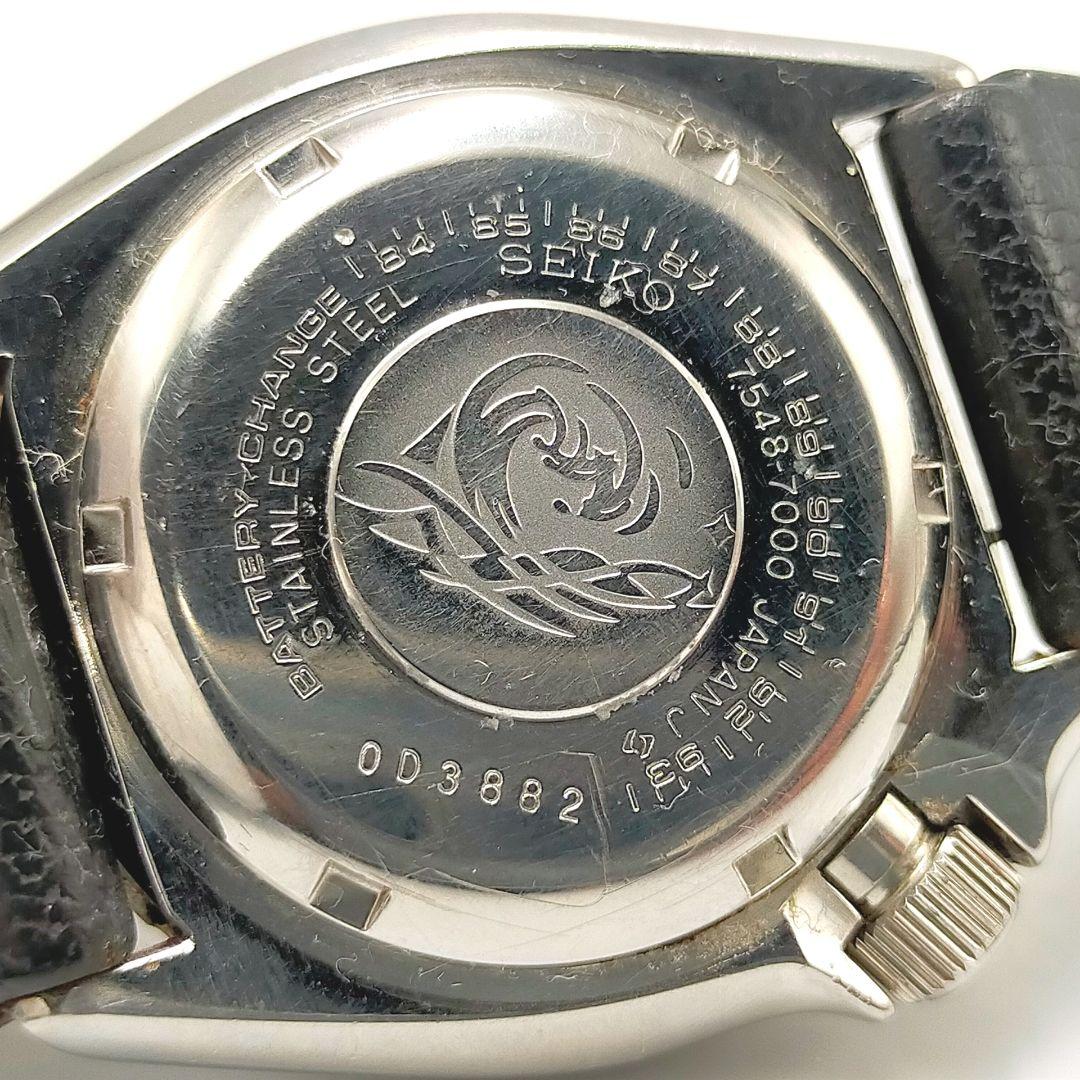 【電池交換済】希少 80年代 セイコー クオーツダイバー 150m
