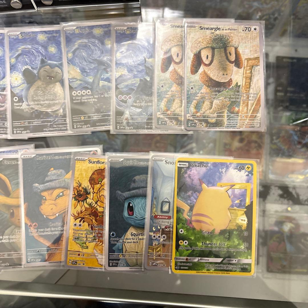 ゴッホ展 ピカチュウ 海外版