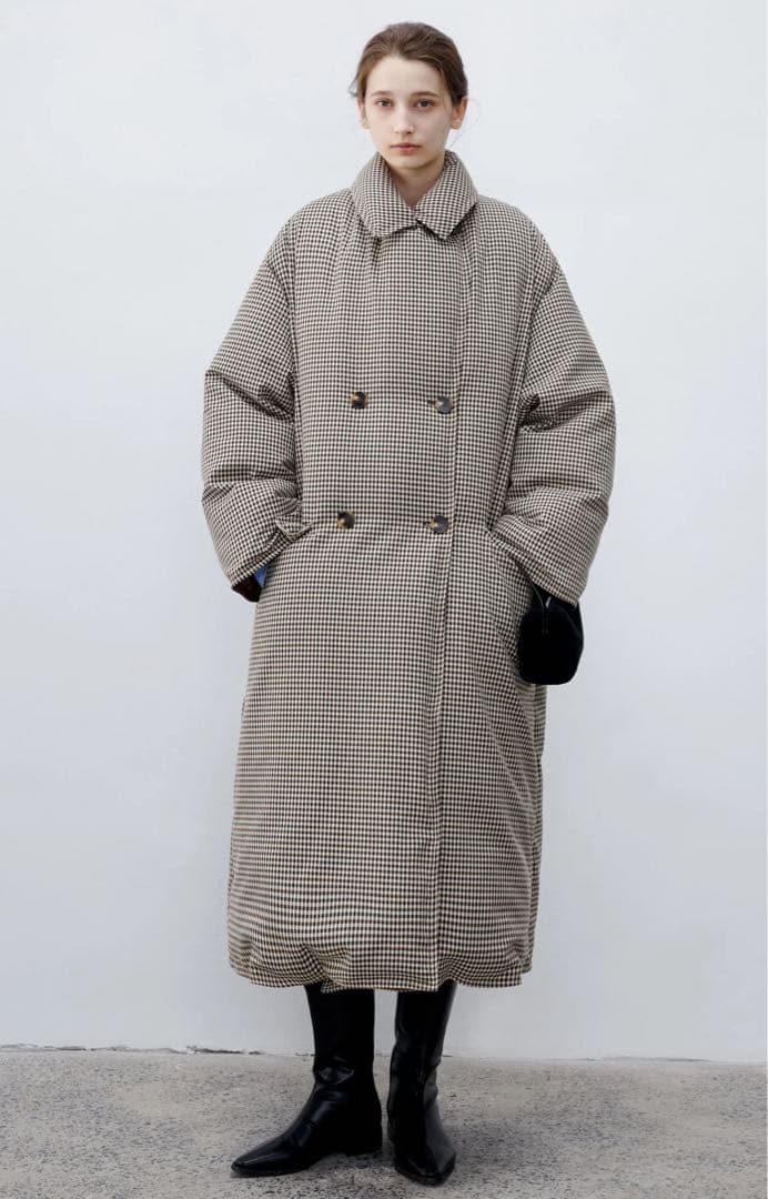 ジャケット・アウター tageechita JAPAN CLASSIC PLAID DOWN COAT