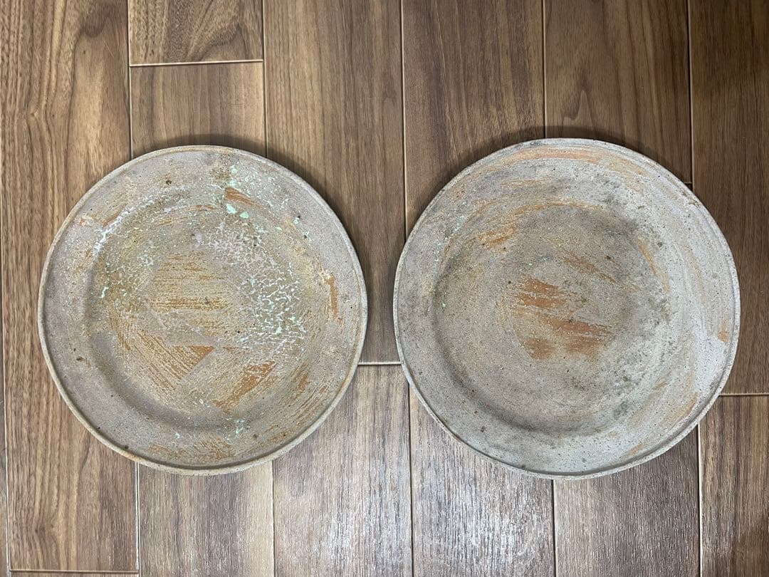 水谷智美さん　ラウンドリムプレート　2枚セット