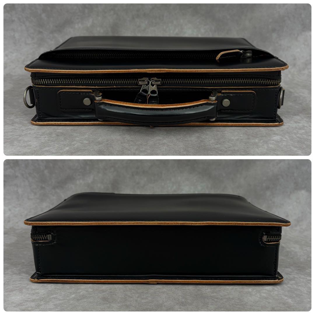 【美品✨】コンプレックスガーデンズ 枯淡 コタン 2wayブリーフケース 青木鞄