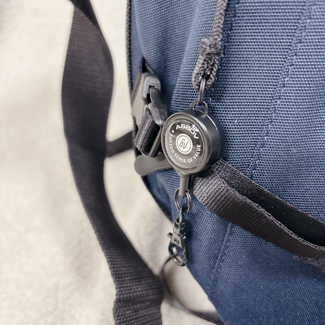 【極美品】AS2OV 330×1100D メッセンジャーバッグ　ネイビー　大容量