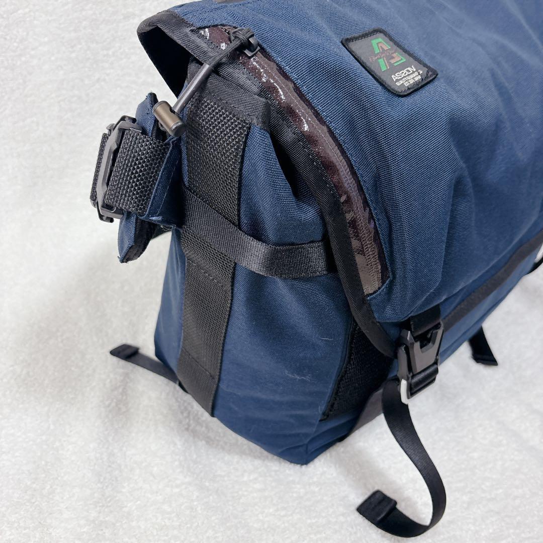 【極美品】AS2OV 330×1100D メッセンジャーバッグ　ネイビー　大容量