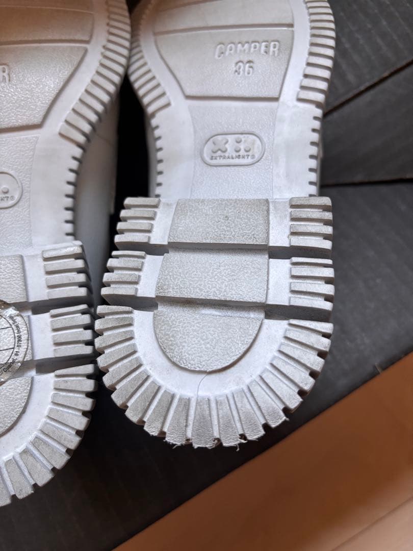 CAMPER PIX ローファー　グレー　23cm 定価27,500円