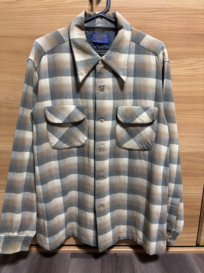t*p様 ヴィンテージ　ペンドルトン　ウールシャツ　ボードシャツ　70s オンブ
