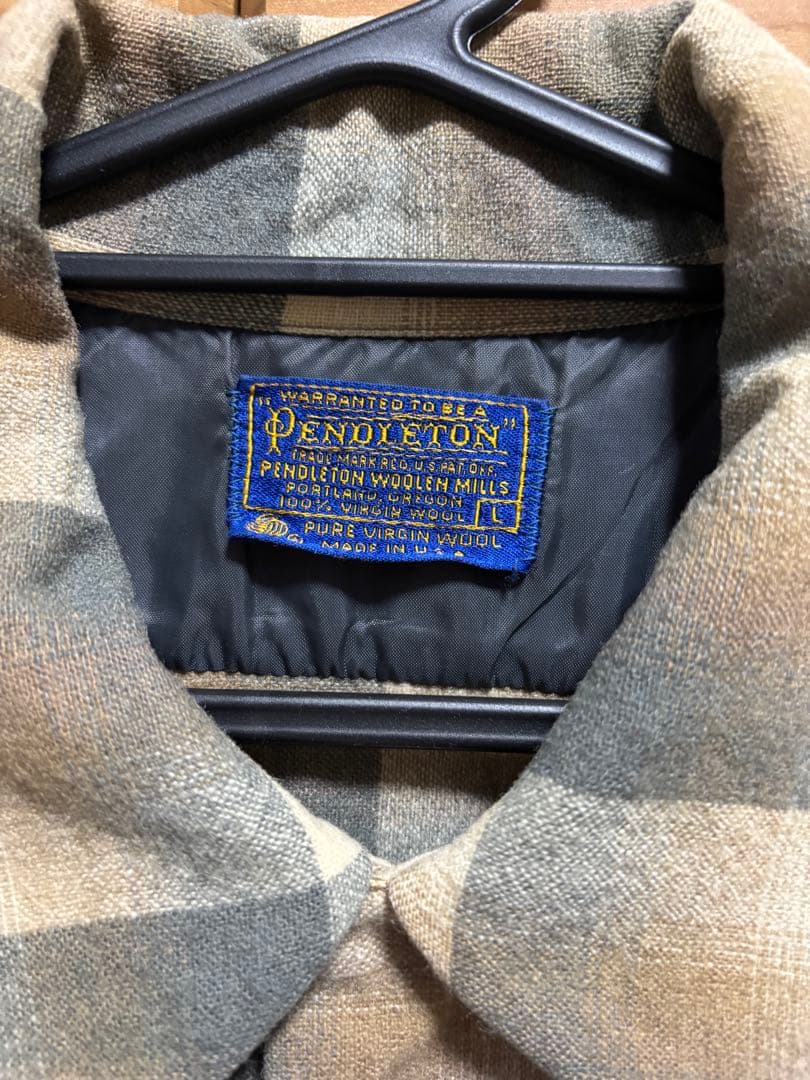 t*p様 ヴィンテージ　ペンドルトン　ウールシャツ　ボードシャツ　70s オンブ