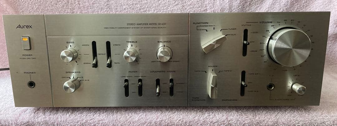 ⭐️動作品！　東芝AUREX プリメインアンプ SB-420