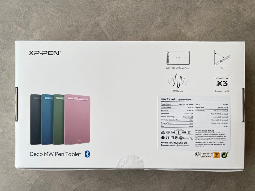 【美品】XPPen DecoMW ペンタブレット Bluetooth接続　備品付