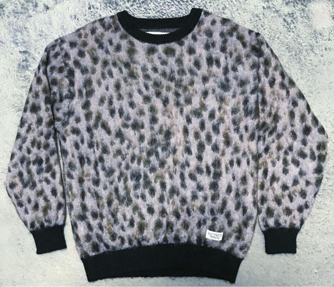 トップス WACKOMARIA MOHAIR CREW NECK SWEATER