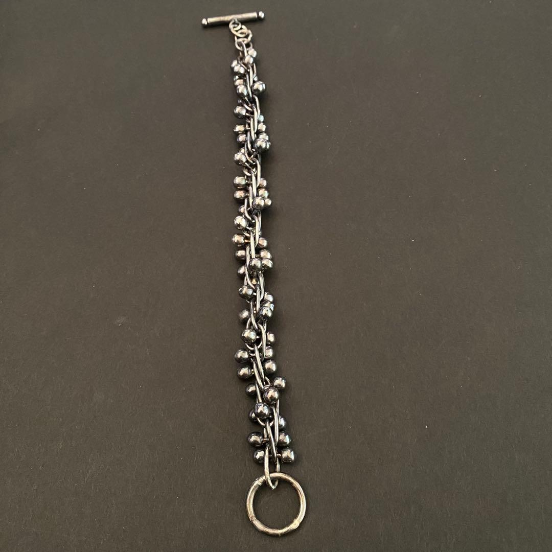 Vintage メキシコ シルバー DNA リンク ブレスレット