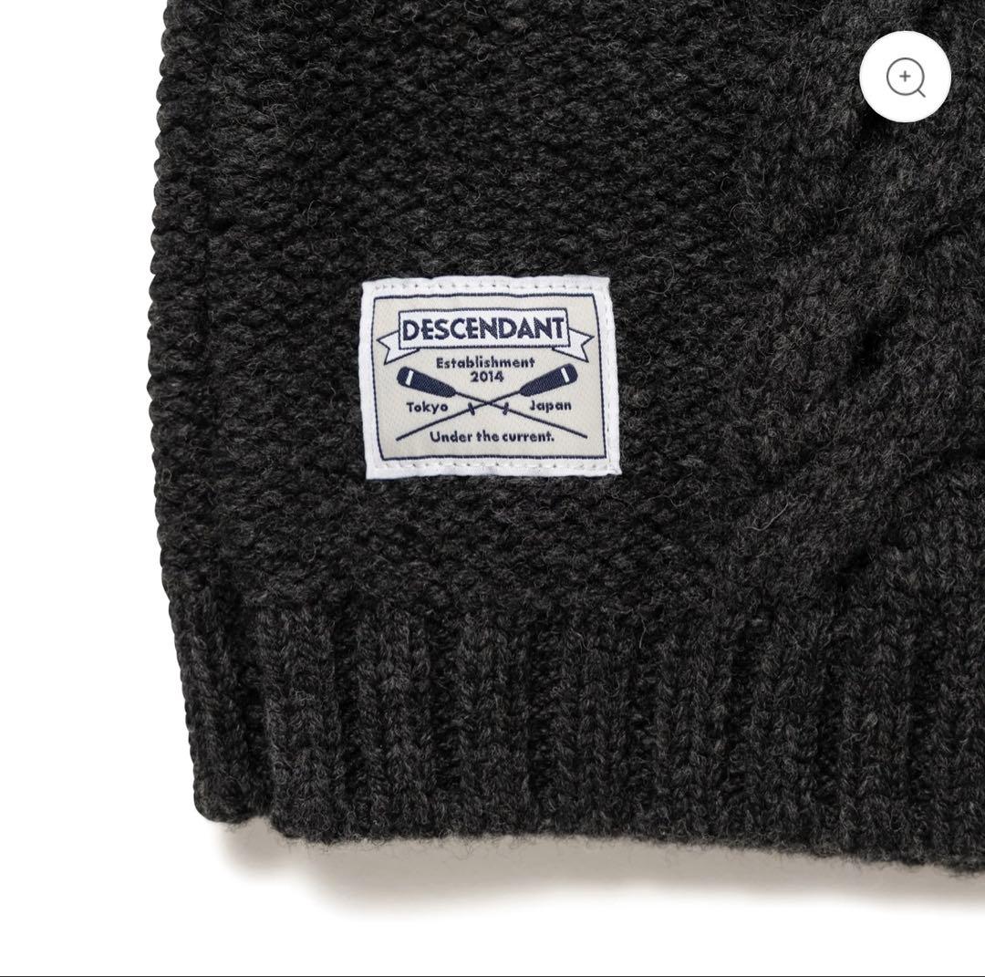 【新品未使用】DESCENDANT SPEAR HOODWORMER チャコール