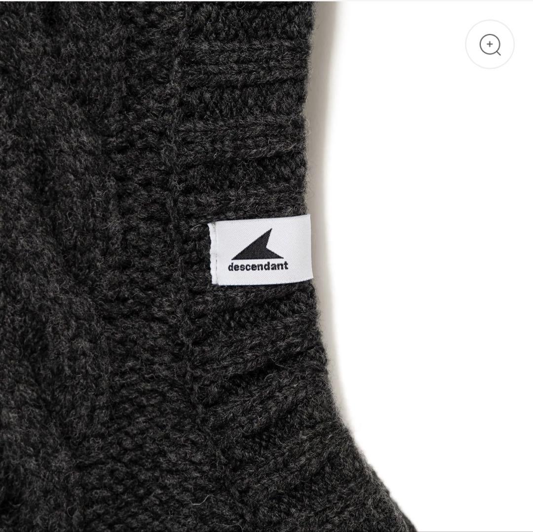 【新品未使用】DESCENDANT SPEAR HOODWORMER チャコール