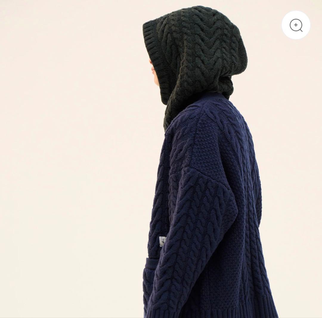 【新品未使用】DESCENDANT SPEAR HOODWORMER チャコール