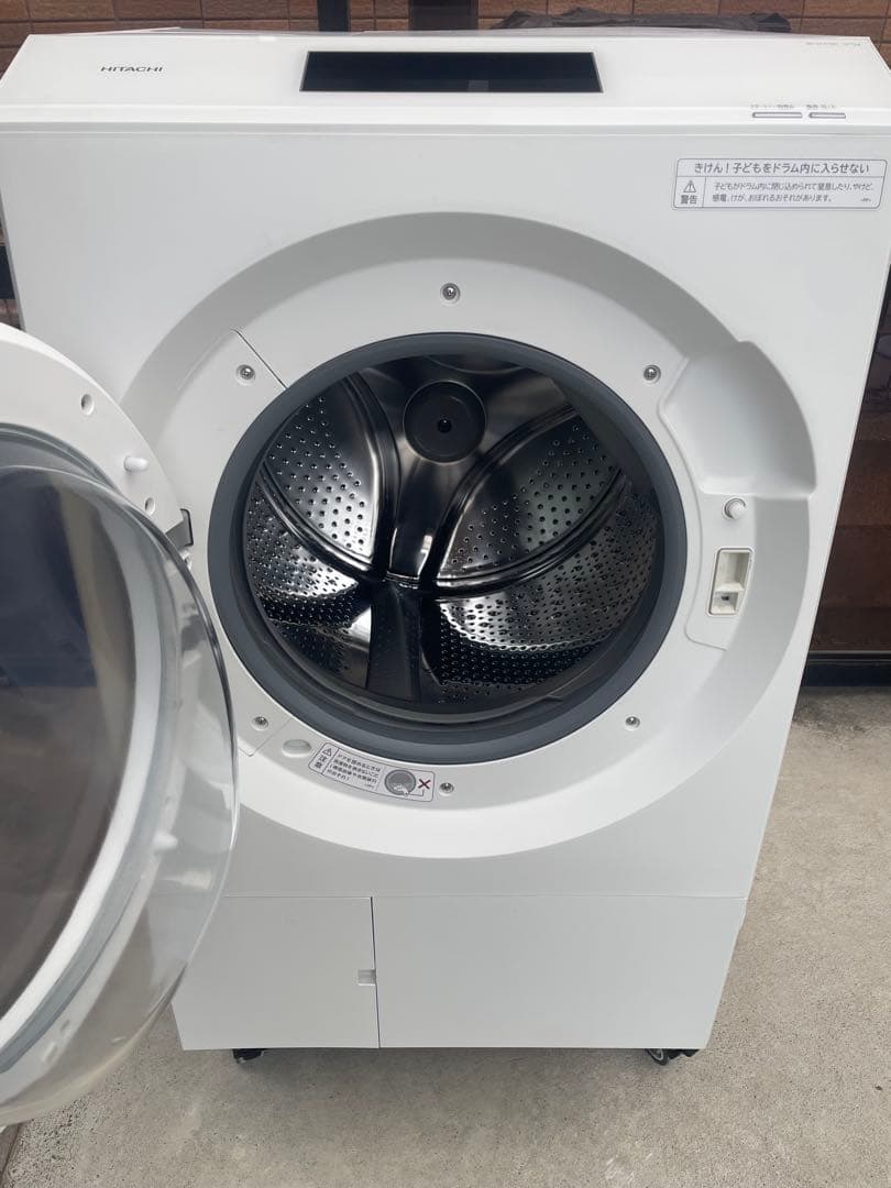 美品❗️最高級モデル❗️2023年製 日立ドラム式洗濯機 BD-STX130JL