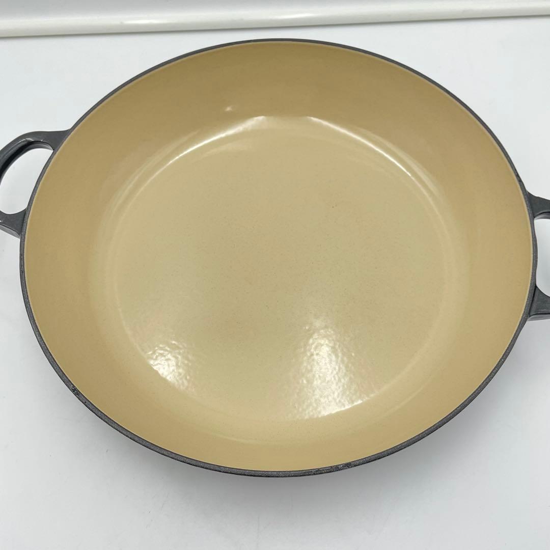 ル・クルーゼ　ビュッフェキャセロール　30cm ミッドナイトグレー　希少色