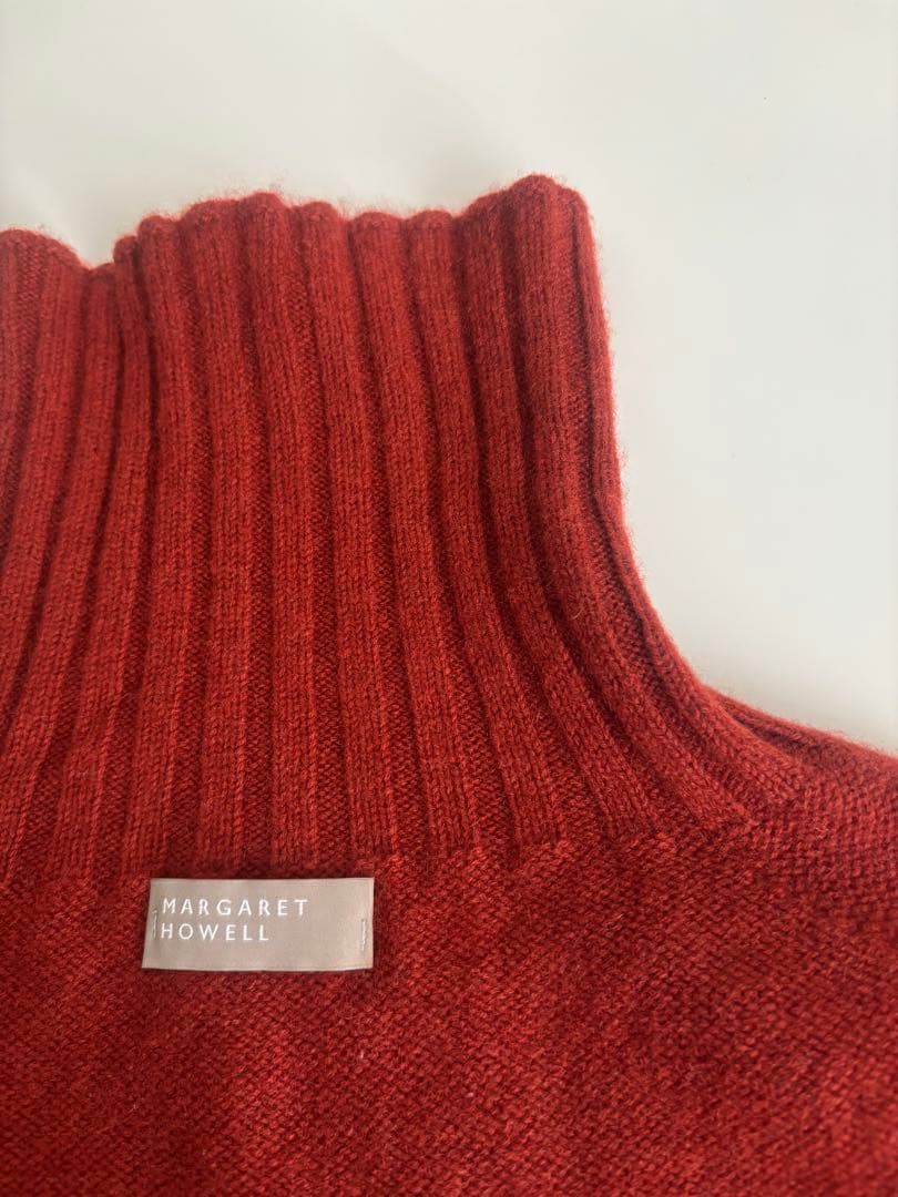 2022AW マーガレットハウエル　カシミヤ100% タートルネック　セーター