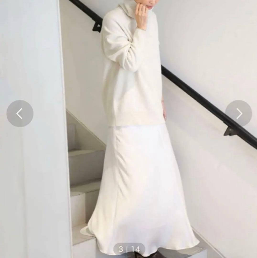 ドゥーズィエムクラス　latest ミドルゲージ タートルネックニット