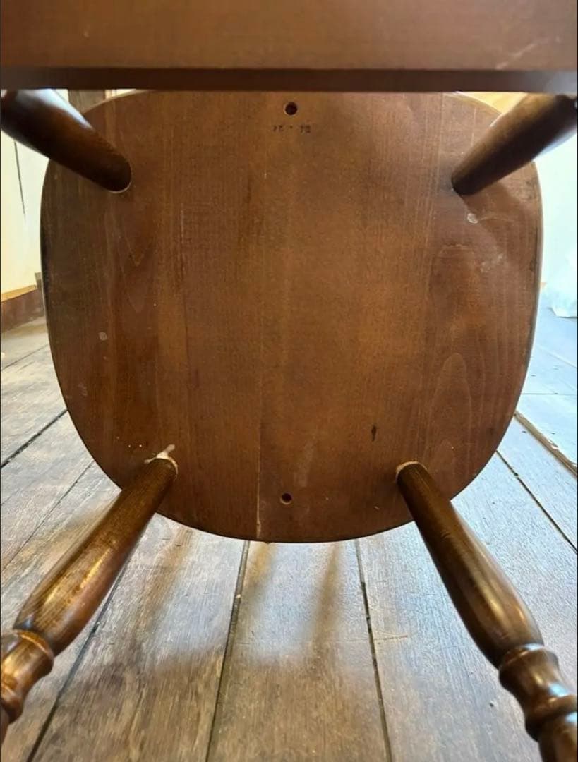 【柏木工】子ども用ハイチェア　ヴィンテージ レトロ　椅子