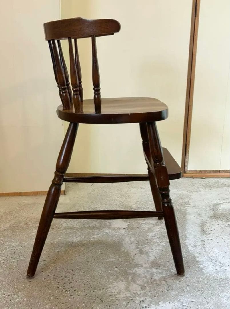 【柏木工】子ども用ハイチェア　ヴィンテージ レトロ　椅子