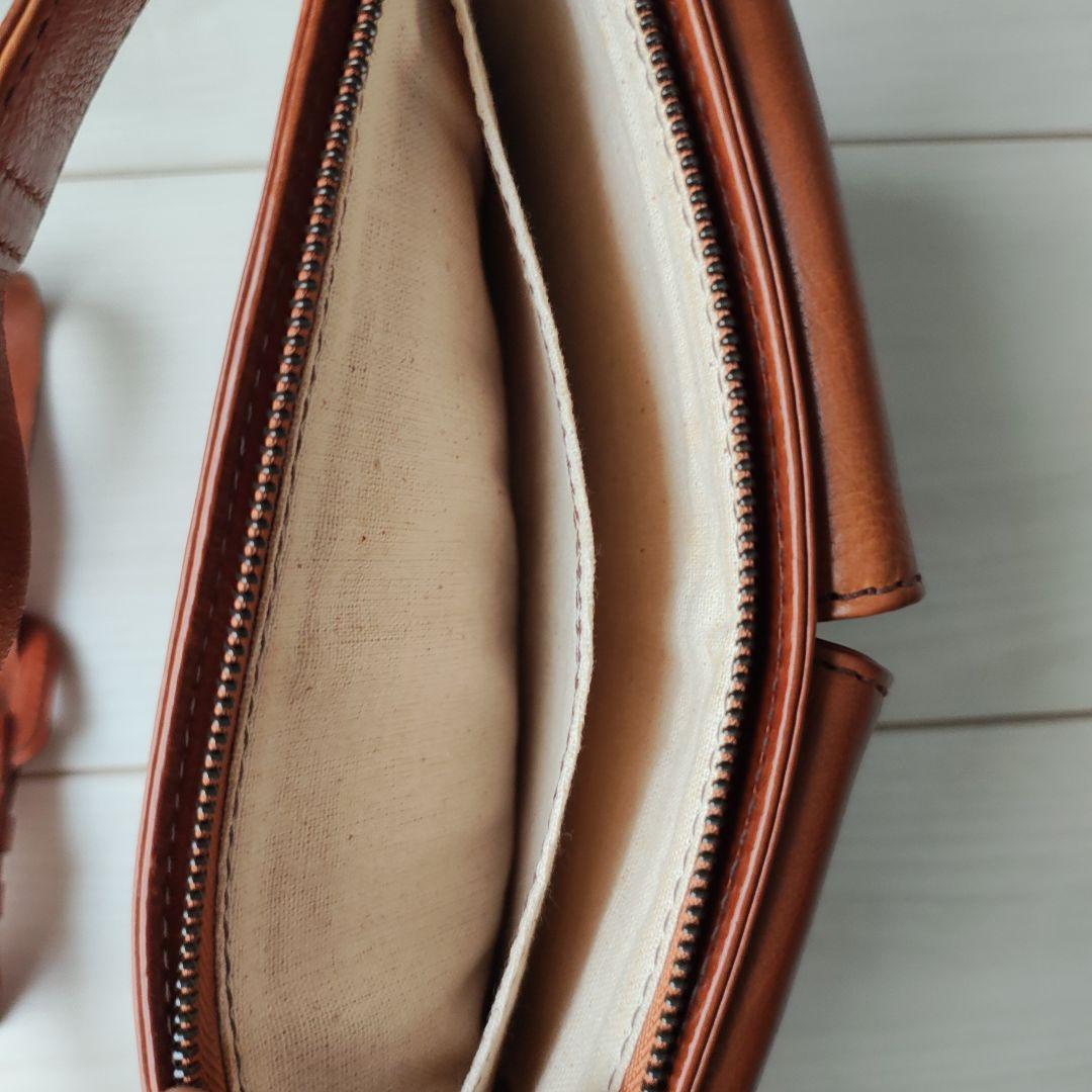 gentlen ボディバッグ ウエストポーチ ブラウン