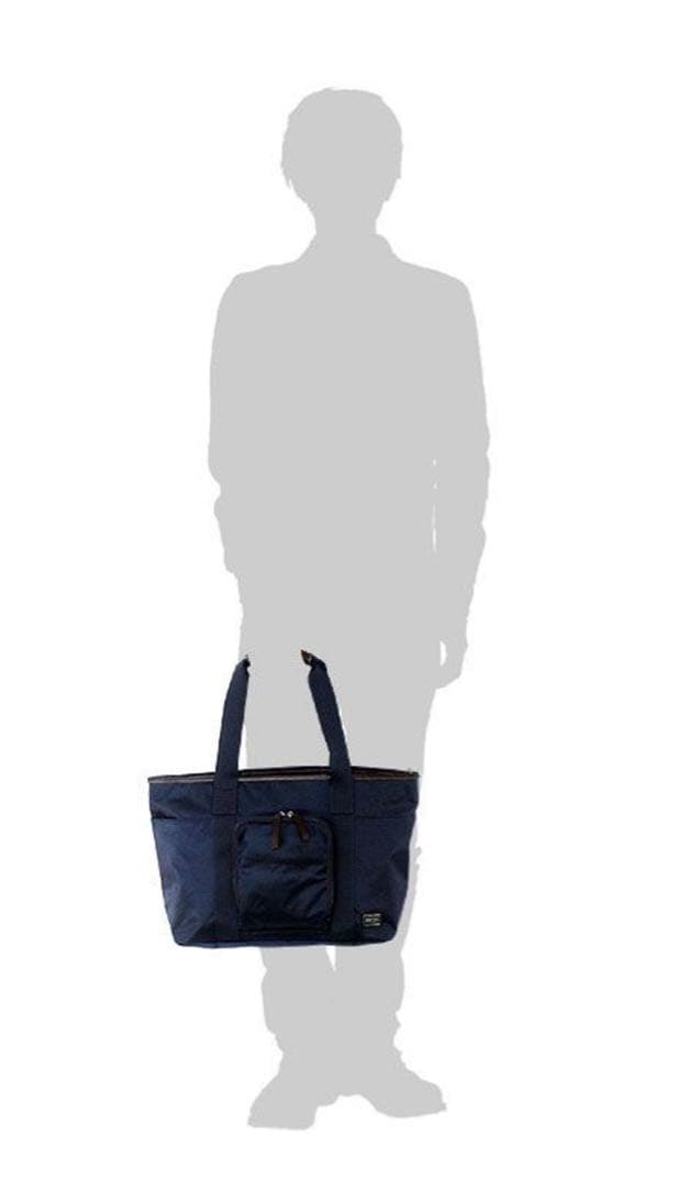 【美品　希少】PORTER 吉田カバン　ポーター　プラン　トートバッグ　ネイビー