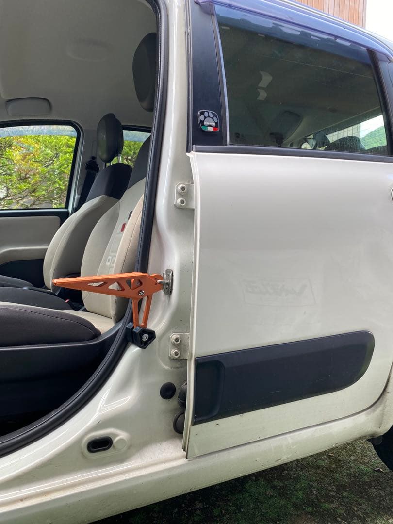 M*ム様 フィアット パンダ 純正ルーフラック　アルミラック付き