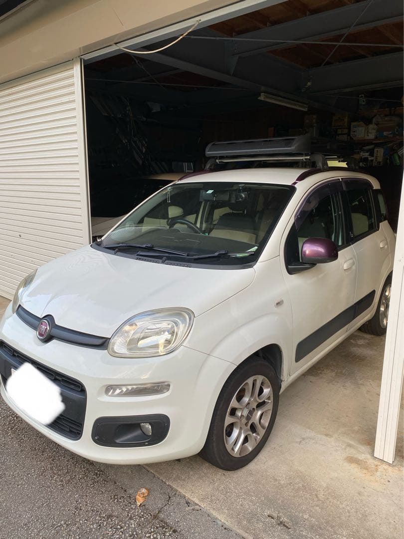 M*ム様 フィアット パンダ 純正ルーフラック　アルミラック付き