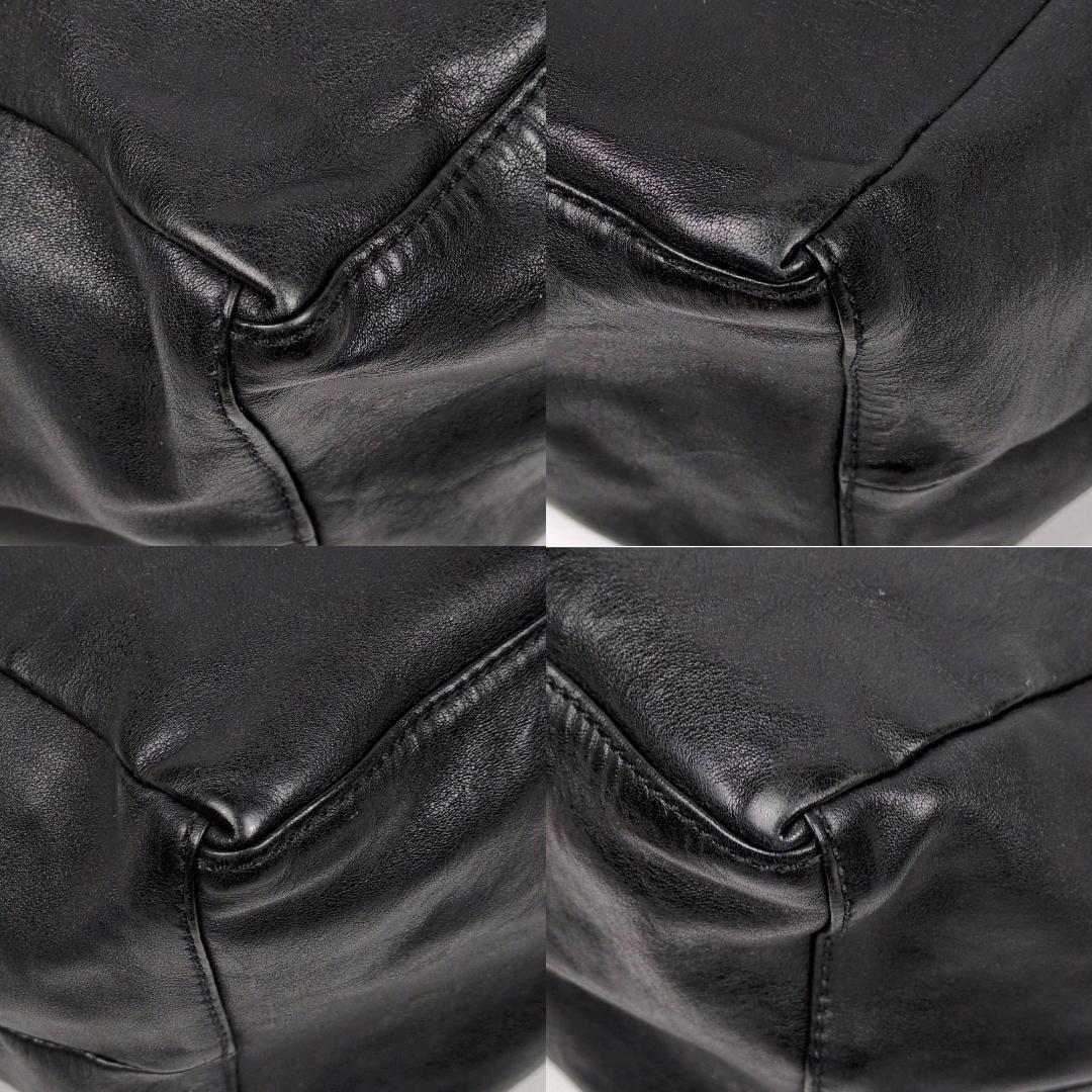 イルビゾンテ トートバッグ ハンドバッグ レザー ブラック 大きい 肩掛け