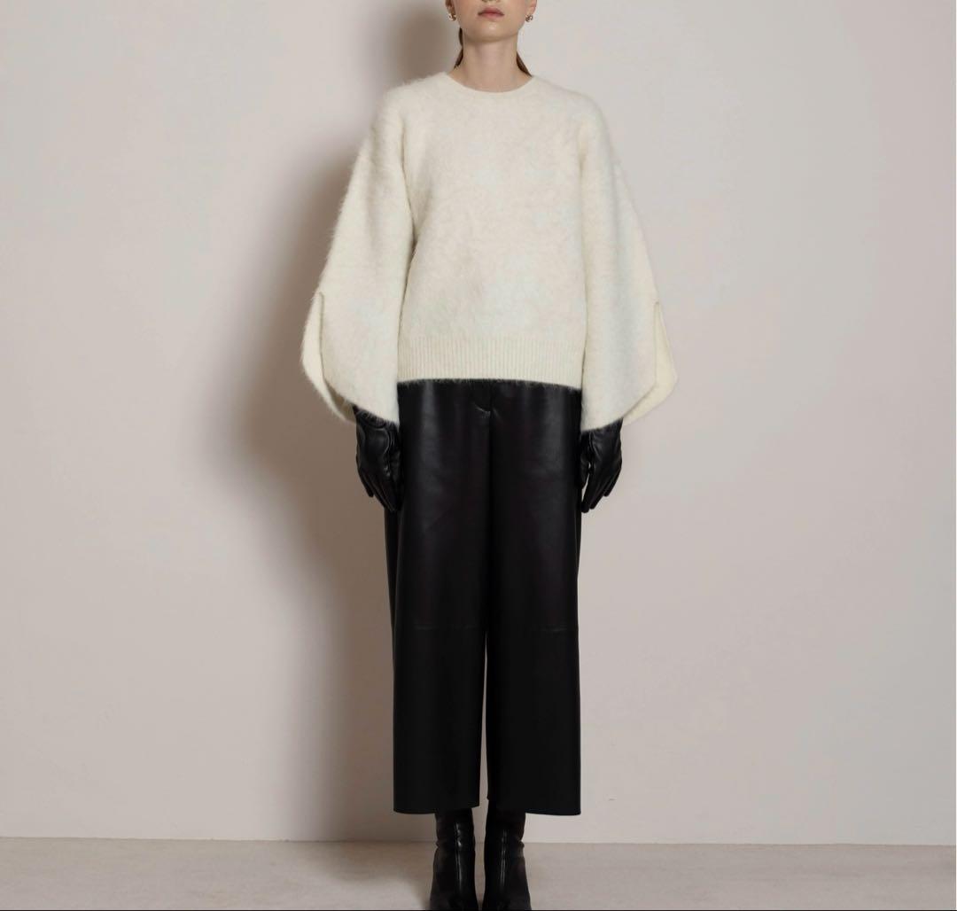 Heve Tulip Sleeve Alpaca Knit ニット完売品