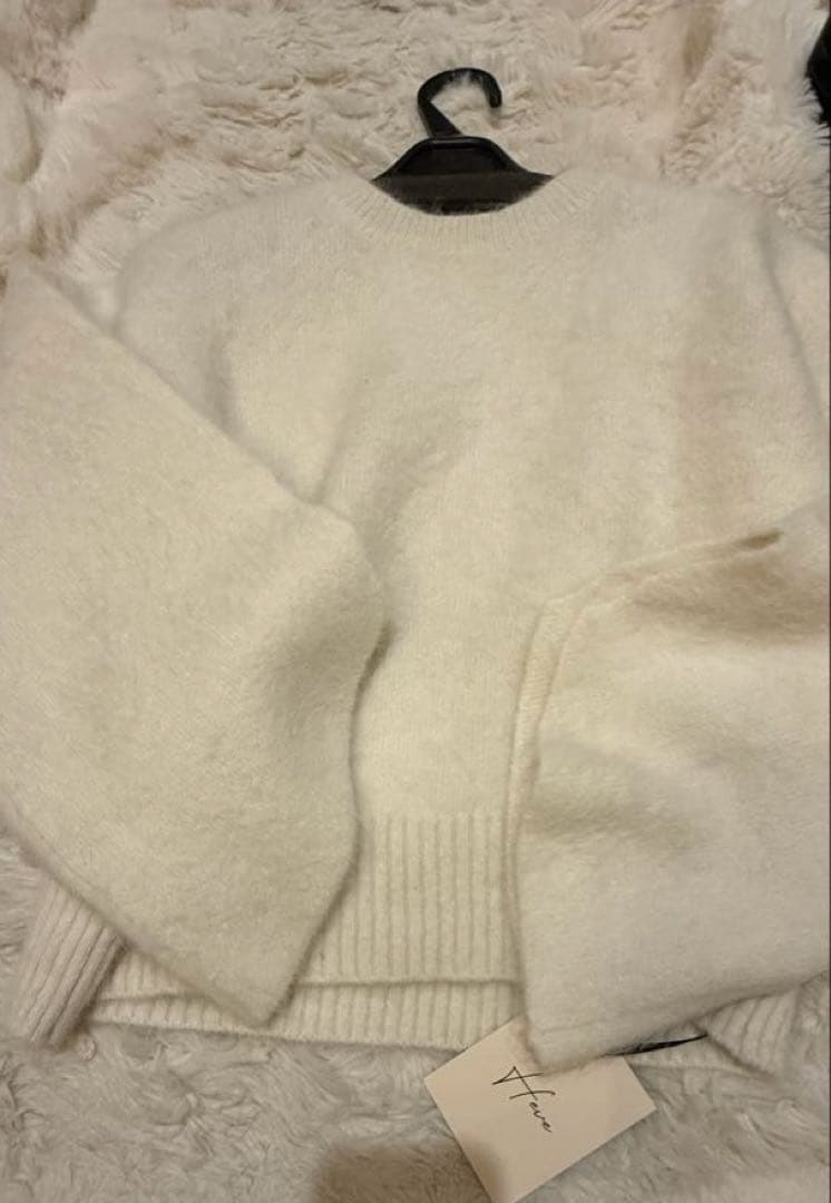 Heve Tulip Sleeve Alpaca Knit ニット完売品