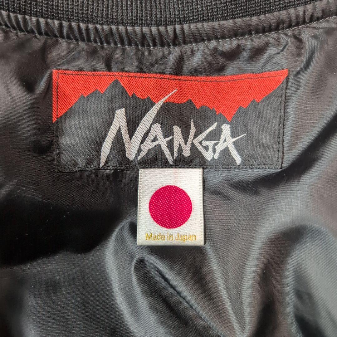 NANGA MA-1 タイプ ダウンジャケット TAKIBI 黒 L 修理あり