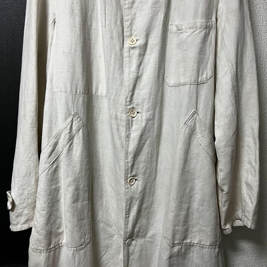 30s french vintage リネンコート ユーロヴィンテージ