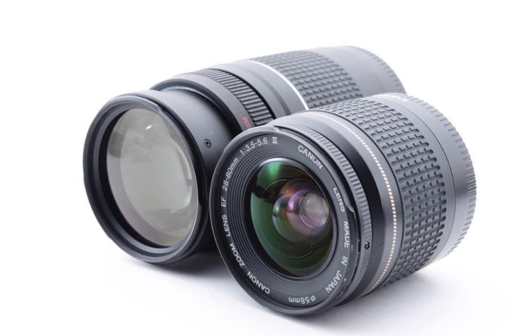 Wi-Fi/動画/保証/canon kiss x9i標準&望遠ダブルレンズセット