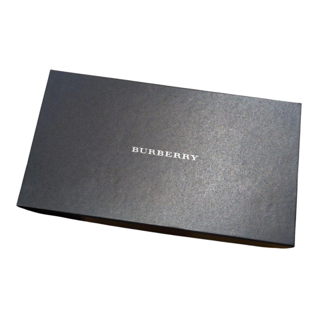 美品 BURBERRY バーバリー 長財布 ノバチェック 黒 ブラック 箱付き