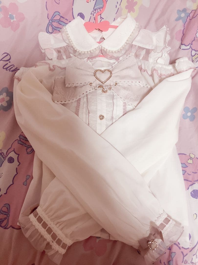 ♡ LIZLISA BIGリボンオープンショルダーブラウス ♡