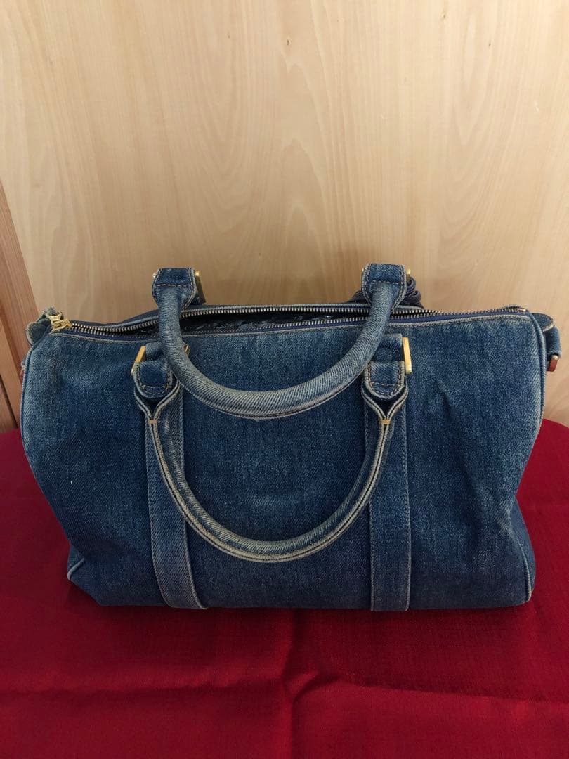 Chanel デニムボストンバッグ