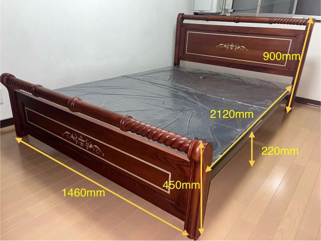 契約済み ダブルベッドフレーム