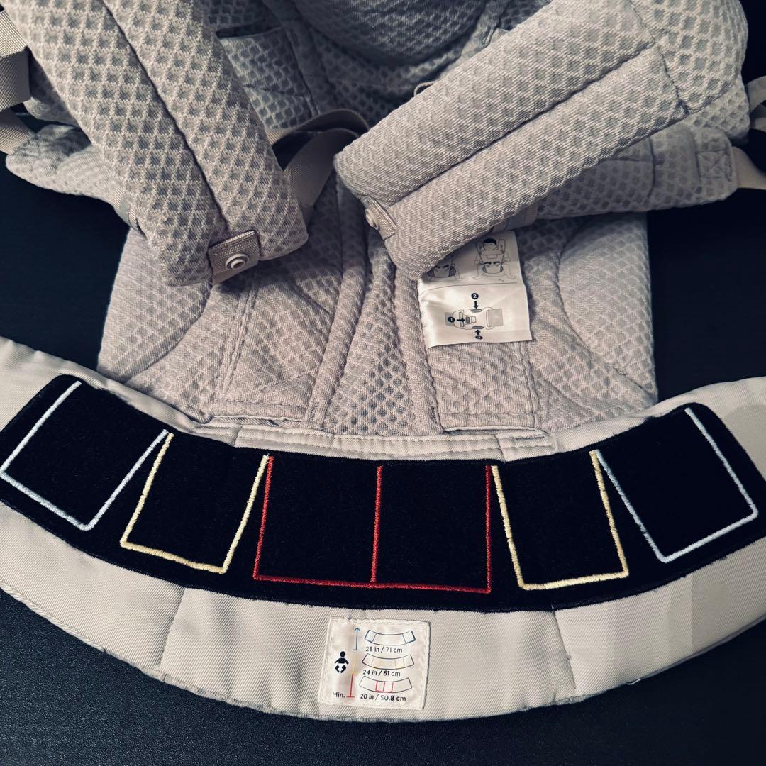エルゴ　オムニブリーズ　抱っこ紐　パールグレー