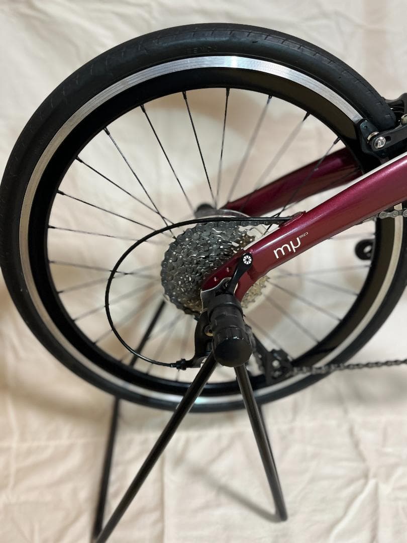 DAHON Mu SP9 20inch451ホイール ワインレッド