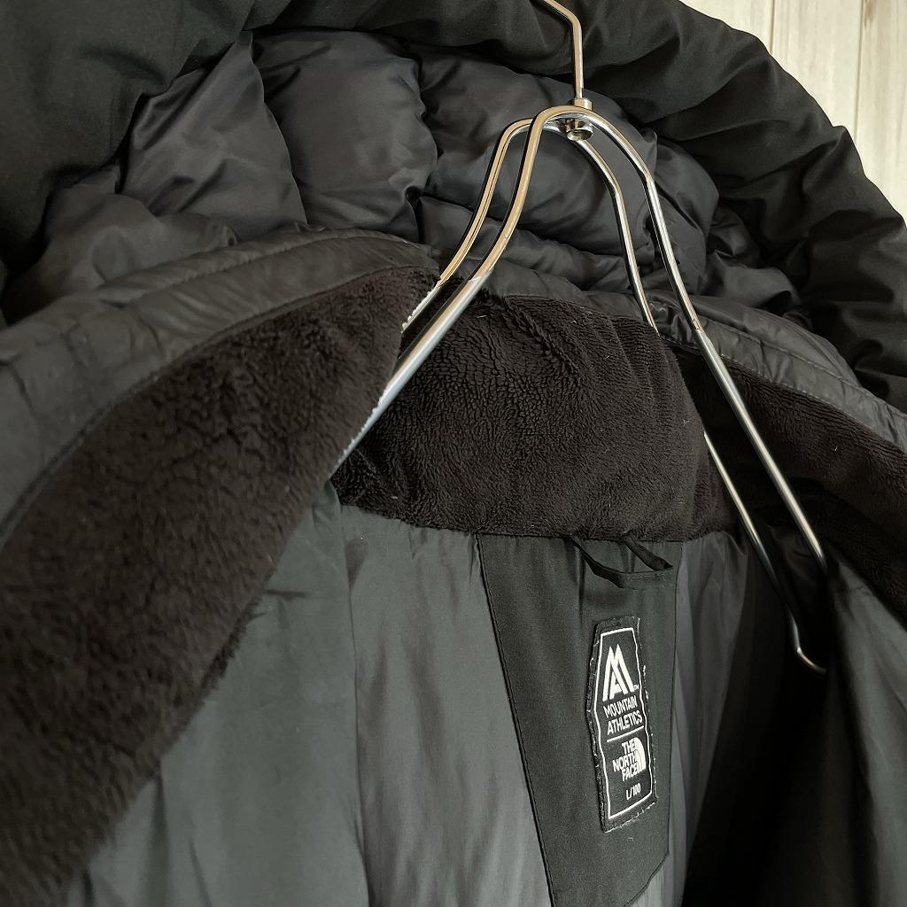 ノースフェイス　ロングダウン　ダウンジャケット　ベンチコート　ブラック　メンズL