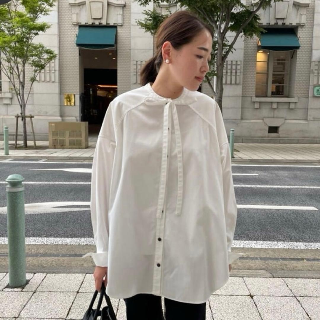 ohga ボウタイブラウス