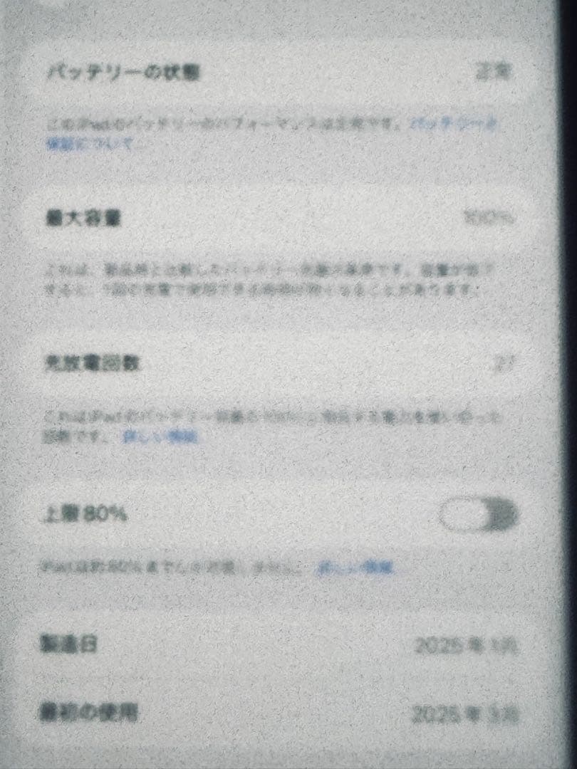 iPad mini 7 ブルー 128GB