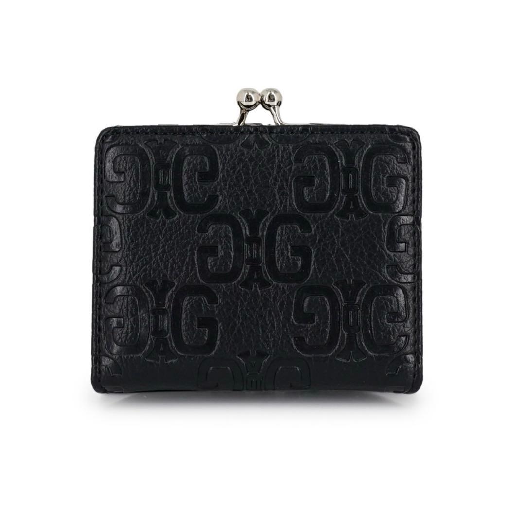 GYDA ジェイダ 口金ミニ財布 EMBOSS 三つ折り財布 がま口ウォレット