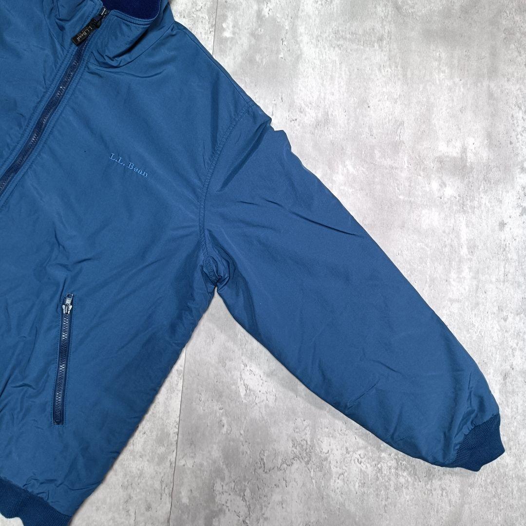美品 L.L.Bean WARM-UP JACKET ネイビー フリース XL